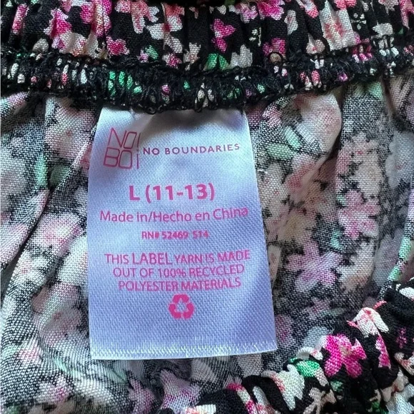 No Boundaries 2 Piece Ruffle Crop Top & Maxi Skirt Set Juniors size L (11-13)! - Picture 10 of 13